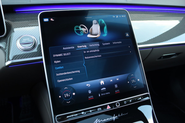 Mercedes-Benz S-Klasse AMG 63 S E Performance | 802pk | MANUFAKTUR | Keramisch | Achterasbesturing | Burmester High End | Distronic+ | HUD | Chauffeurspakket | Entertainmentpakket Premium Achter | Stoelventilatie V+A | Vlakkenverwarming |