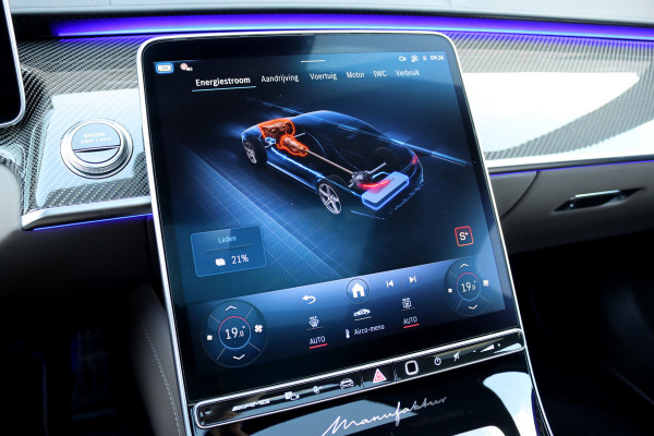 Mercedes-Benz S-Klasse AMG 63 S E Performance | 802pk | MANUFAKTUR | Keramisch | Achterasbesturing | Burmester High End | Distronic+ | HUD | Chauffeurspakket | Entertainmentpakket Premium Achter | Stoelventilatie V+A | Vlakkenverwarming |