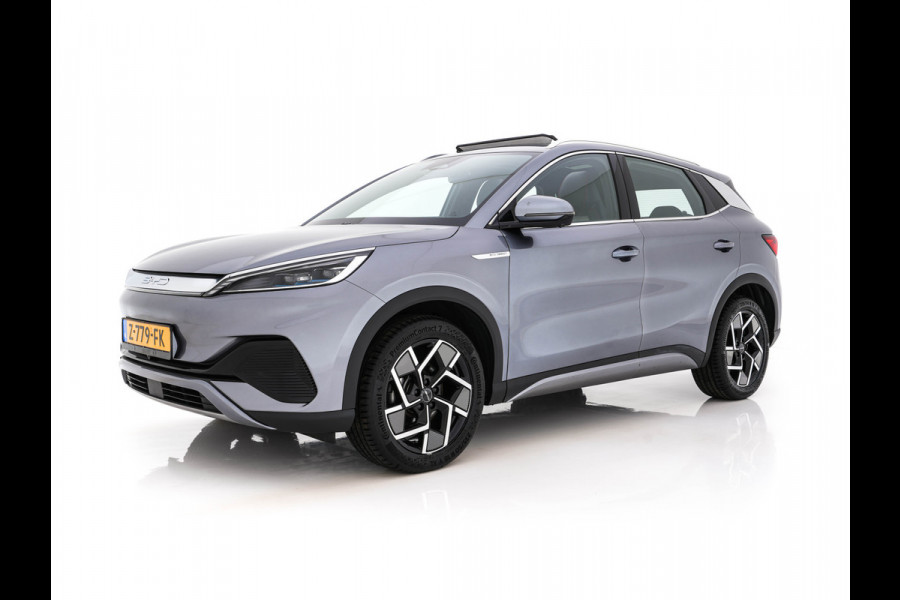 BYD ATTO 3 Comfort 60 kWh [ 3-Fase ] {SOH-92%} (INCL.BTW) *PANO | ADAPTIVE-CRUISE | LEATHER | FULL-LED | TOP-VIEW | BLIND-SPOT | HEATED-COMFORTSEATS | DIGI-COCKPIT | CARPLAY | DAB | NAVI-FULLMAP | ECC | PDC | 18''ALU*