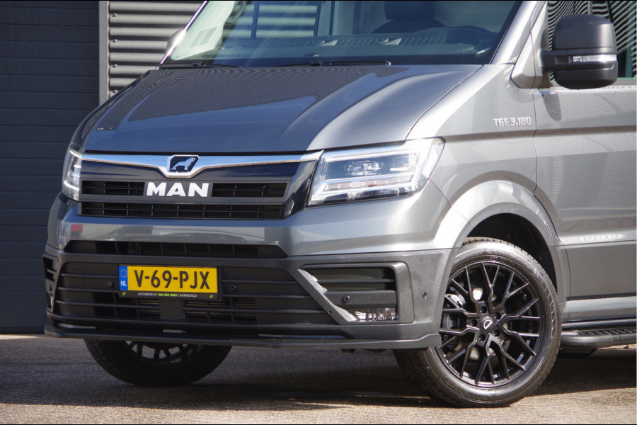MAN TGE 3.180 35 2.0 L3H2(L2H1) 177PK AUT. LED, TREKHAAK, GEV. ERGO ACTIVE STOEL, STANDKACHEL, STOELVERWARMING, STUURVERWARMING, VOORRUI