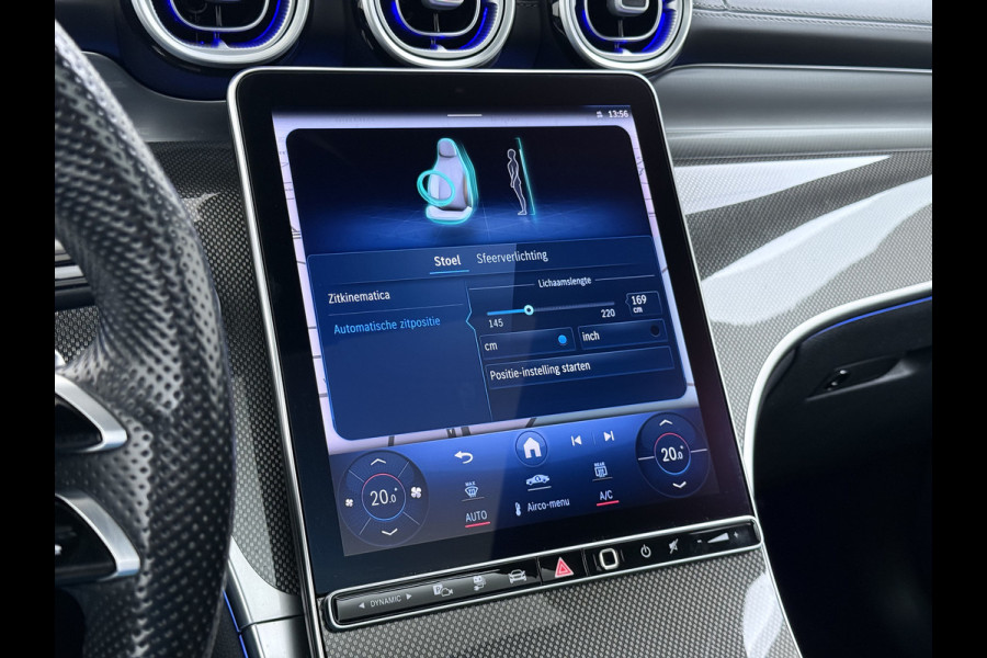 Mercedes-Benz GLC 300e AMG 4Matic // SoH 95% // Panorama dak // Burmester // Memory // 360 Camera // 20 inch // Treeplanken // Sfeerverlichting //