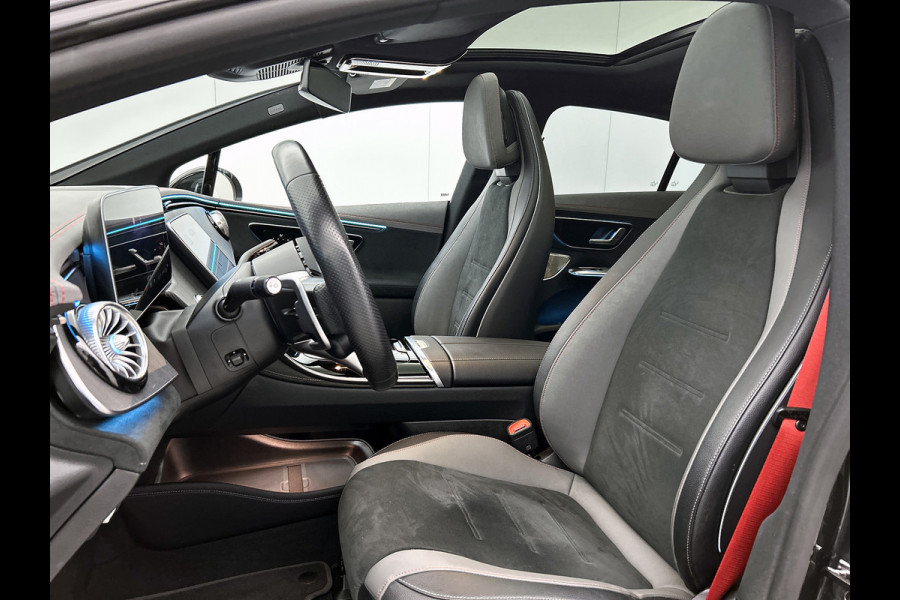 Mercedes-Benz EQE AMG 43 4MATIC 90 kWh(Goed OnderH, Panorama, 360 Camera, SfeerVerlichting, Massage Stoelen, StoelV, Lane A, Etc)