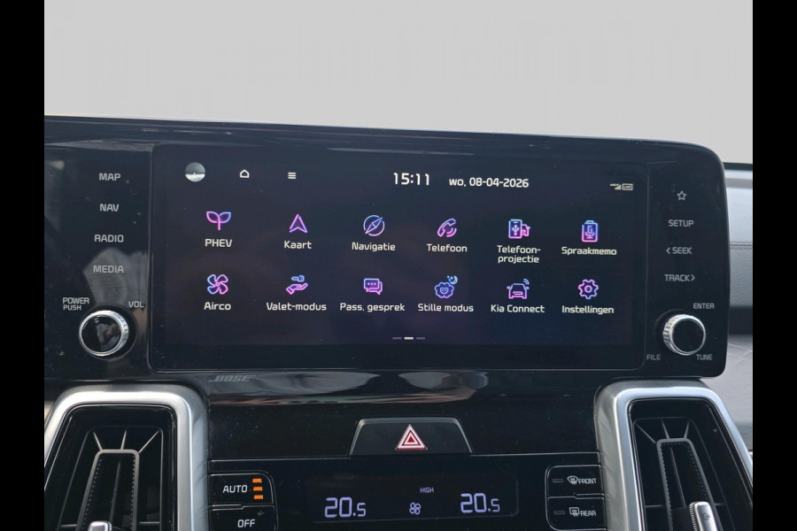 Kia Sorento 1.6 T-GDI Plug-in Hybrid 4WD ExecutiveLine 7p. | Automaat | Stoelverwarming/Koeling | 360 Camera | Volleder | Trekhaak | Pano | Bose |