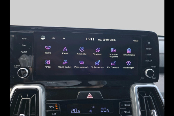 Kia Sorento 1.6 T-GDI Plug-in Hybrid 4WD ExecutiveLine 7p. | Automaat | Stoelverwarming/Koeling | 360 Camera | Volleder | Trekhaak | Pano | Bose |