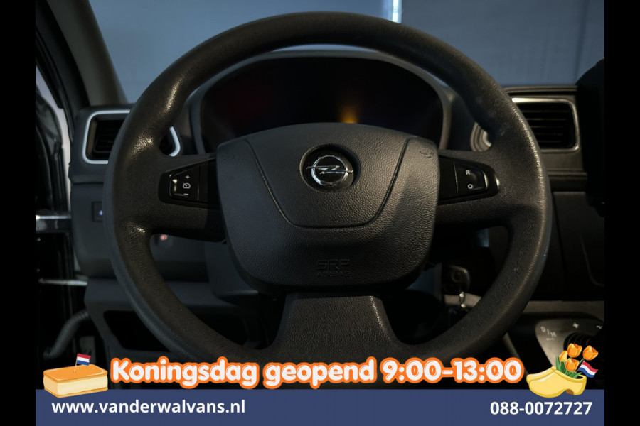 Opel Movano 2.3 Turbo **MARGE, Geen BTW** 150pk Automaat L1H1 Euro6 Airco | Camera | Navigatie | Imperiaal | Cruisecontrol Sidebars, Parkeersensoren, Bijrijdersbank