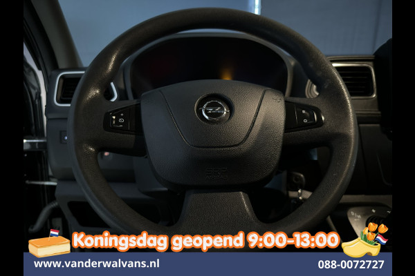 Opel Movano 2.3 Turbo **MARGE, Geen BTW** 150pk Automaat L1H1 Euro6 Airco | Camera | Navigatie | Imperiaal | Cruisecontrol Sidebars, Parkeersensoren, Bijrijdersbank