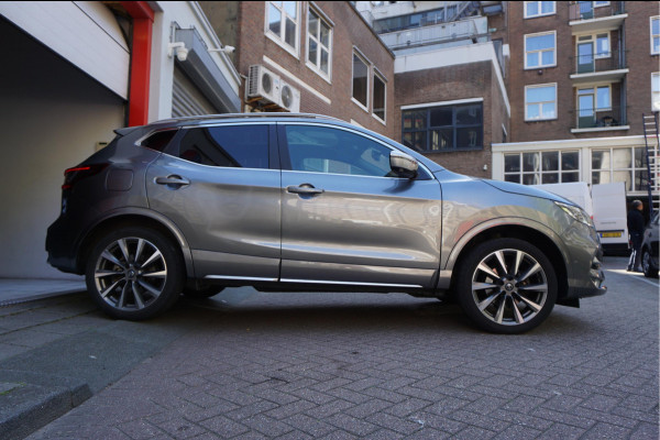 Nissan QASHQAI 1.3 DIG-T Tekna + Dynamic | NAPPA LEER | Panoramadak | Trekhaak | BOSE | Memory Pack | Adapieve cruise + Lane departure + Blindspot indicator | NL Auto | Dealer onderhouden