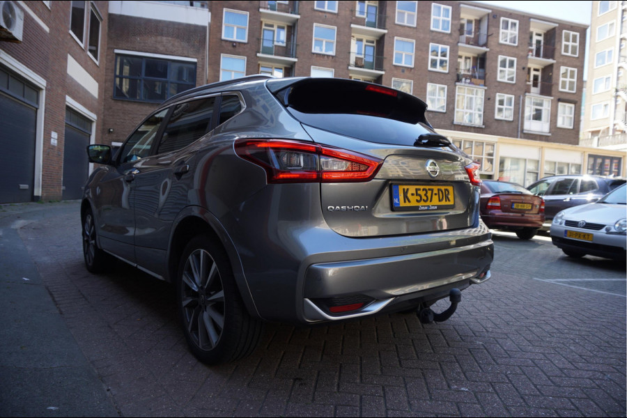 Nissan QASHQAI 1.3 DIG-T Tekna + Dynamic | NAPPA LEER | Panoramadak | Trekhaak | BOSE | Memory Pack | Adapieve cruise + Lane departure + Blindspot indicator | NL Auto | Dealer onderhouden