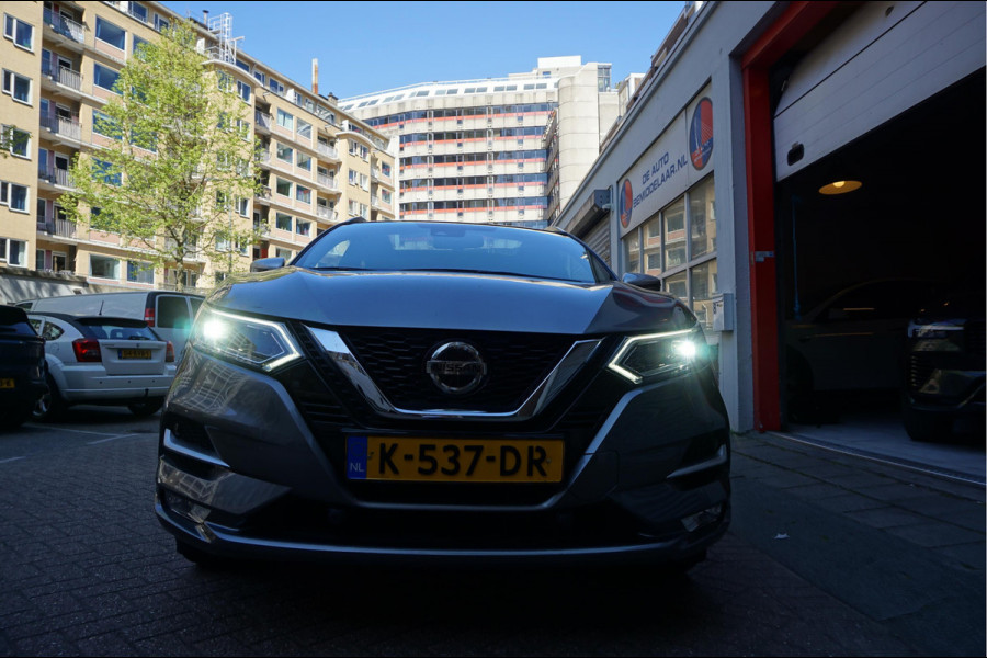 Nissan QASHQAI 1.3 DIG-T Tekna + Dynamic | NAPPA LEER | Panoramadak | Trekhaak | BOSE | Memory Pack | Adapieve cruise + Lane departure + Blindspot indicator | NL Auto | Dealer onderhouden