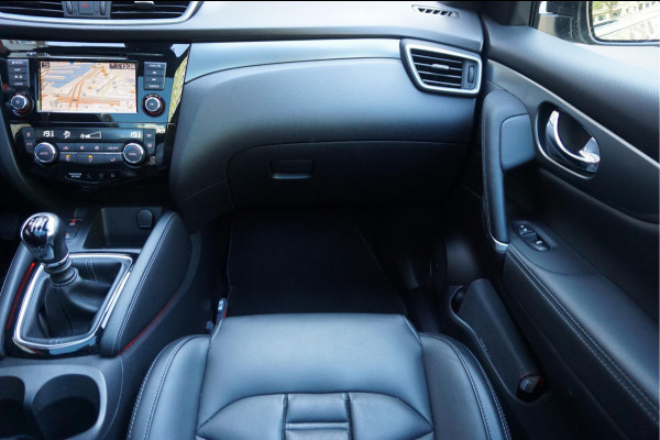 Nissan QASHQAI 1.3 DIG-T Tekna + Dynamic | NAPPA LEER | Panoramadak | Trekhaak | BOSE | Memory Pack | Adapieve cruise + Lane departure + Blindspot indicator | NL Auto | Dealer onderhouden