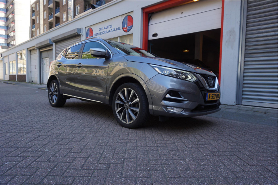 Nissan QASHQAI 1.3 DIG-T Tekna + Dynamic | NAPPA LEER | Panoramadak | Trekhaak | BOSE | Memory Pack | Adapieve cruise + Lane departure + Blindspot indicator | NL Auto | Dealer onderhouden