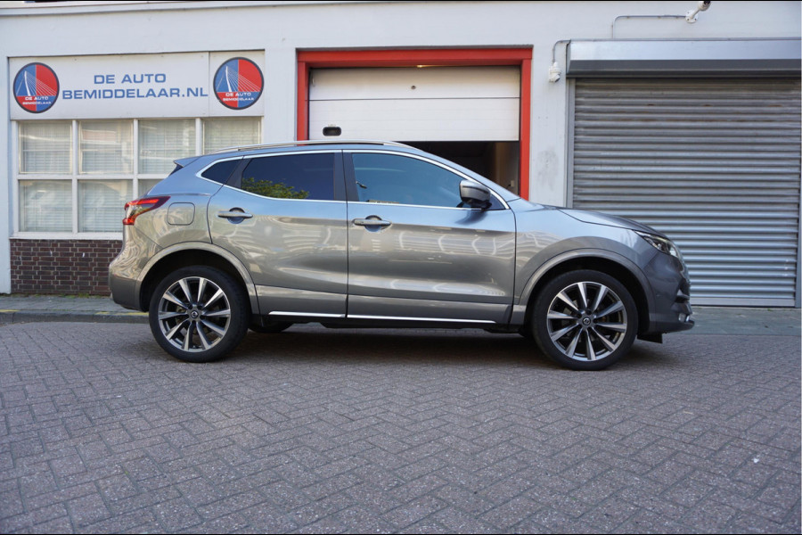 Nissan QASHQAI 1.3 DIG-T Tekna + Dynamic | NAPPA LEER | Panoramadak | Trekhaak | BOSE | Memory Pack | Adapieve cruise + Lane departure + Blindspot indicator | NL Auto | Dealer onderhouden