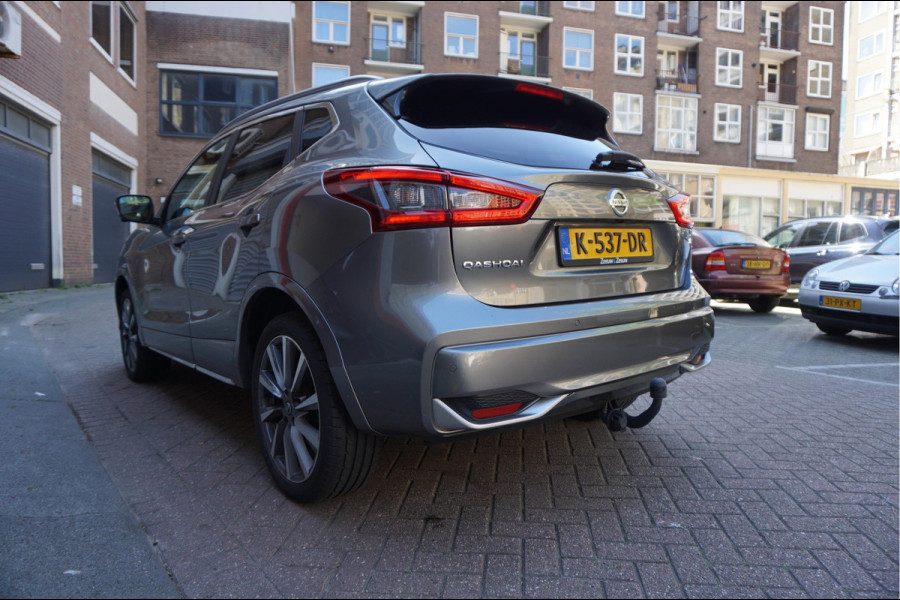 Nissan QASHQAI 1.3 DIG-T Tekna + Dynamic | NAPPA LEER | Panoramadak | Trekhaak | BOSE | Memory Pack | Adapieve cruise + Lane departure + Blindspot indicator | NL Auto | Dealer onderhouden