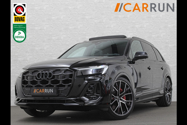 Audi Q7 60e 489pk S Competition RS-Seats | Carbon in/exterieur | B&O | Panorama | 360 Camera | Soft-Close | Head-Up | ACC | Matrix-LED | Keyless-Entry |  Lane & Side assist | Stuurwielverwarming | Alarm | 22" Audi Sport | Leder op Dashboard | Rijklaarprijs en fabrieksgarantie.