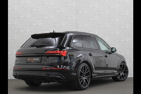 Audi Q7 60e 489pk S Competition RS-Seats | Carbon in/exterieur | B&O | Panorama | 360 Camera | Soft-Close | Head-Up | ACC | Matrix-LED | Keyless-Entry |  Lane & Side assist | Stuurwielverwarming | Alarm | 22" Audi Sport | Leder op Dashboard | Rijklaarprijs en fabrieksgarantie.