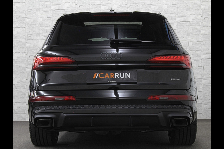 Audi Q7 60e 489pk S Competition RS-Seats | Carbon in/exterieur | B&O | Panorama | 360 Camera | Soft-Close | Head-Up | ACC | Matrix-LED | Keyless-Entry |  Lane & Side assist | Stuurwielverwarming | Alarm | 22" Audi Sport | Leder op Dashboard | Rijklaarprijs en fabrieksgarantie.