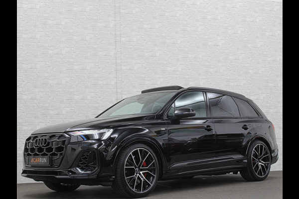 Audi Q7 60e 489pk S Competition RS-Seats | Carbon in/exterieur | B&O | Panorama | 360 Camera | Soft-Close | Head-Up | ACC | Matrix-LED | Keyless-Entry |  Lane & Side assist | Stuurwielverwarming | Alarm | 22" Audi Sport | Leder op Dashboard | Rijklaarprijs en fabrieksgarantie.