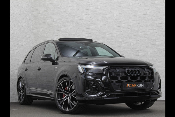 Audi Q7 60e 489pk S Competition RS-Seats | Carbon in/exterieur | B&O | Panorama | 360 Camera | Soft-Close | Head-Up | ACC | Matrix-LED | Keyless-Entry |  Lane & Side assist | Stuurwielverwarming | Alarm | 22" Audi Sport | Leder op Dashboard | Rijklaarprijs en fabrieksgarantie.