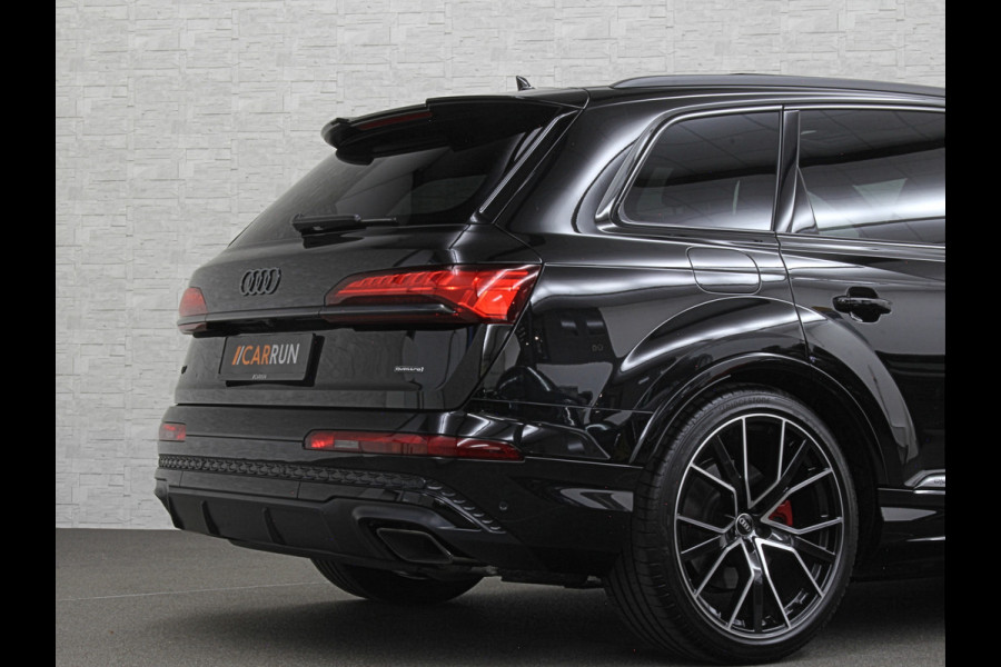 Audi Q7 60e 489pk S Competition RS-Seats | Carbon in/exterieur | B&O | Panorama | 360 Camera | Soft-Close | Head-Up | ACC | Matrix-LED | Keyless-Entry |  Lane & Side assist | Stuurwielverwarming | Alarm | 22" Audi Sport | Leder op Dashboard | Rijklaarprijs en fabrieksgarantie.
