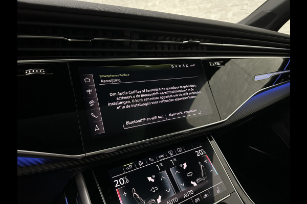 Audi Q7 60e 489pk S Competition RS-Seats | Carbon in/exterieur | B&O | Panorama | 360 Camera | Soft-Close | Head-Up | ACC | Matrix-LED | Keyless-Entry |  Lane & Side assist | Stuurwielverwarming | Alarm | 22" Audi Sport | Leder op Dashboard | Rijklaarprijs en fabrieksgarantie.