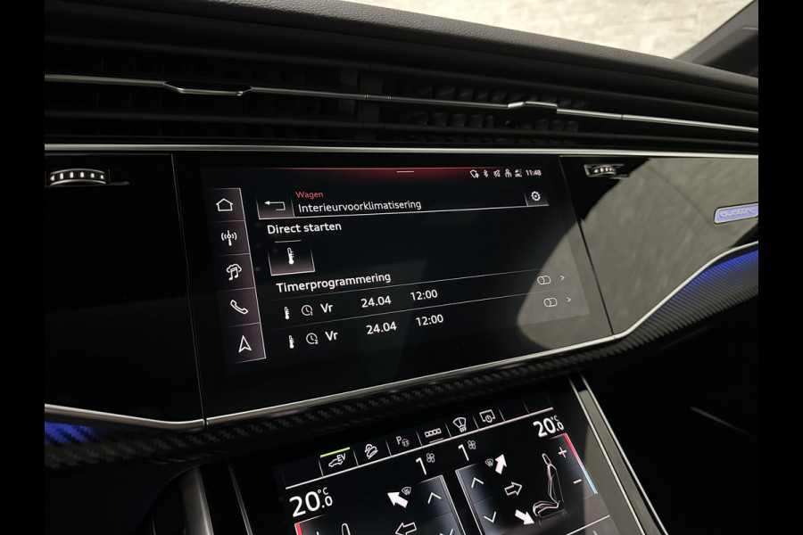 Audi Q7 60e 489pk S Competition RS-Seats | Carbon in/exterieur | B&O | Panorama | 360 Camera | Soft-Close | Head-Up | ACC | Matrix-LED | Keyless-Entry |  Lane & Side assist | Stuurwielverwarming | Alarm | 22" Audi Sport | Leder op Dashboard | Rijklaarprijs en fabrieksgarantie.