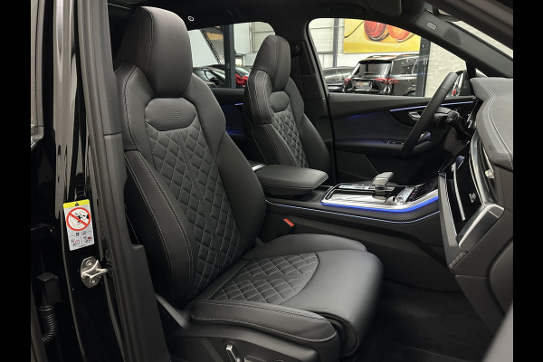Audi Q7 60e 489pk S Competition RS-Seats | Carbon in/exterieur | B&O | Panorama | 360 Camera | Soft-Close | Head-Up | ACC | Matrix-LED | Keyless-Entry |  Lane & Side assist | Stuurwielverwarming | Alarm | 22" Audi Sport | Leder op Dashboard | Rijklaarprijs en fabrieksgarantie.