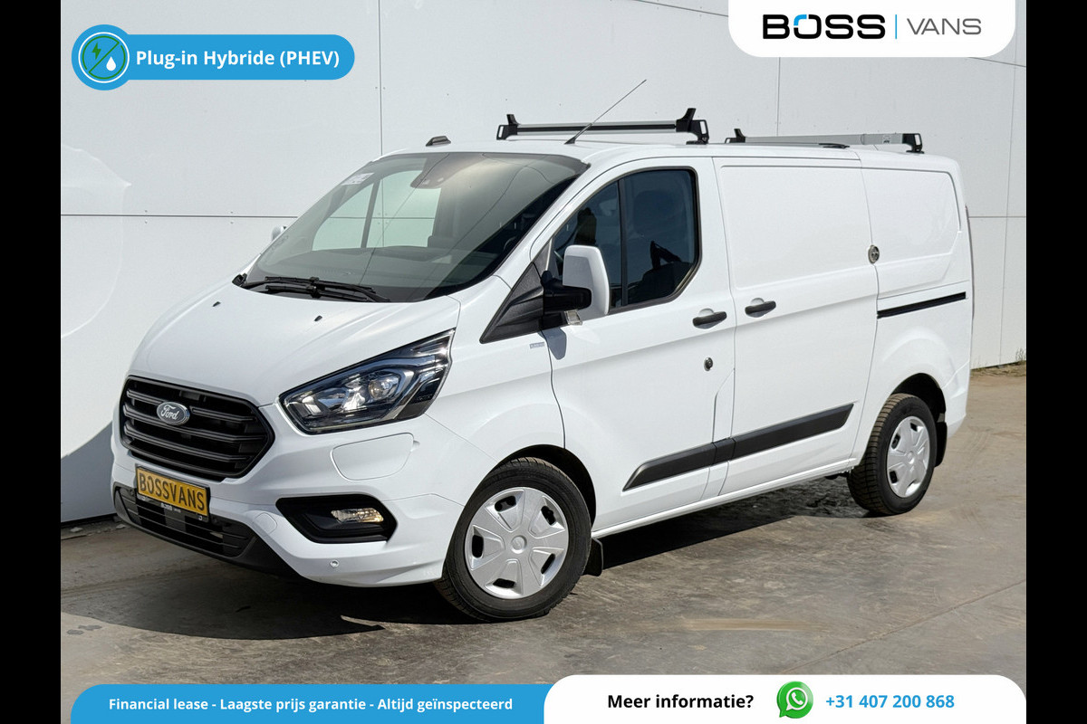 Ford Transit Custom 340 1.0 PHEV 125PK Plugin-hybride Automaat L1H1 Airco Cruise Control Parkeersensoren Voor- & Achter Stoelverwarming Inbouw