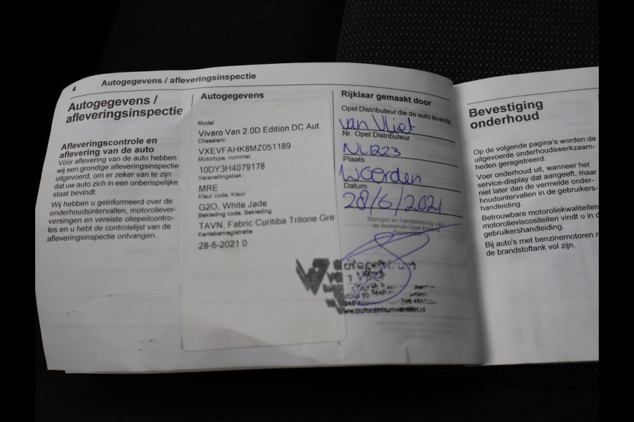 Opel Vivaro 2.0 CDTI AUT. L3H1 DUBBEL CABINE + CAMERA | APPLE CARPLAY | NAVIGATIE | DODEHOEK