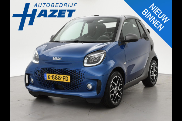 Smart Fortwo cabrio EQ COMFORT PLUS 18 KW + 16 INCH LMV | LEDER | STOELVERW. | CAMERA | NAVIGATIE