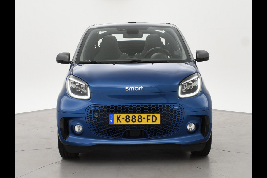 Smart Fortwo cabrio EQ COMFORT PLUS 18 KW + 16 INCH LMV | LEDER | STOELVERW. | CAMERA | NAVIGATIE