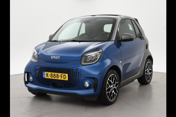 Smart Fortwo cabrio EQ COMFORT PLUS 18 KW + 16 INCH LMV | LEDER | STOELVERW. | CAMERA | NAVIGATIE