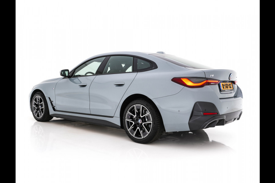 BMW i4 eDrive40 84 kWh M-Sport *M50 JAHRE* [ 3-Fase-11 kW ] {SOH-96%} (INCL-BTW) *LEATHER-ALCANTARA | FULL-LED | ADAPTIVE-CRUISE | HEATED-SPORTSEATS | CAMERA | DAB | DIGI-COCKPIT | NAVI-FULLMAP | AMBIENT-LIGHT | ECC | PDC | CARPLAY | KEYLESS | SHIFTPADDLES | 18