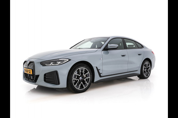 BMW i4 eDrive40 84 kWh M-Sport *M50 JAHRE* [ 3-Fase-11 kW ] {SOH-96%} (INCL-BTW) *LEATHER-ALCANTARA | FULL-LED | ADAPTIVE-CRUISE | HEATED-SPORTSEATS | CAMERA | DAB | DIGI-COCKPIT | NAVI-FULLMAP | AMBIENT-LIGHT | ECC | PDC | CARPLAY | KEYLESS | SHIFTPADDLES | 18