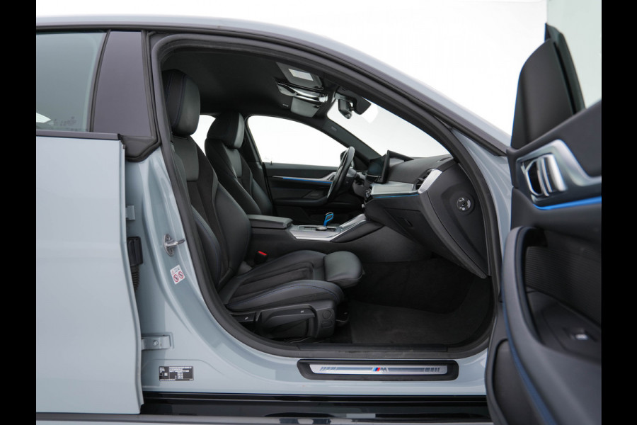 BMW i4 eDrive40 84 kWh M-Sport *M50 JAHRE* [ 3-Fase-11 kW ] {SOH-96%} (INCL-BTW) *LEATHER-ALCANTARA | FULL-LED | ADAPTIVE-CRUISE | HEATED-SPORTSEATS | CAMERA | DAB | DIGI-COCKPIT | NAVI-FULLMAP | AMBIENT-LIGHT | ECC | PDC | CARPLAY | KEYLESS | SHIFTPADDLES | 18