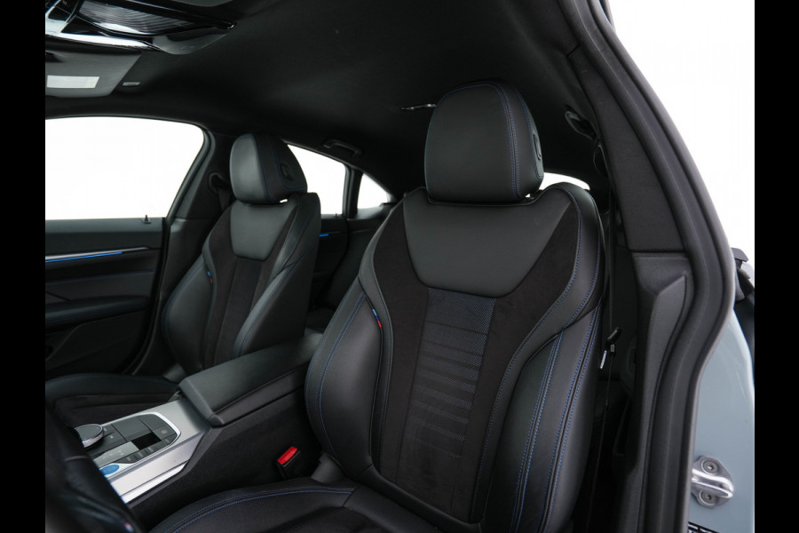 BMW i4 eDrive40 84 kWh M-Sport *M50 JAHRE* [ 3-Fase-11 kW ] {SOH-96%} (INCL-BTW) *LEATHER-ALCANTARA | FULL-LED | ADAPTIVE-CRUISE | HEATED-SPORTSEATS | CAMERA | DAB | DIGI-COCKPIT | NAVI-FULLMAP | AMBIENT-LIGHT | ECC | PDC | CARPLAY | KEYLESS | SHIFTPADDLES | 18