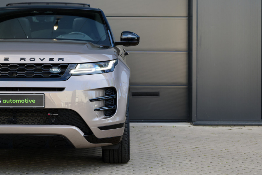 Land Rover Range Rover Evoque 1.5 P300e AWD R-Dynamic HSE | BTW | PANO | MEMORY | HUD | STOEL/STUURVERW | LEDER | CARPLAY | DODE HOEK |