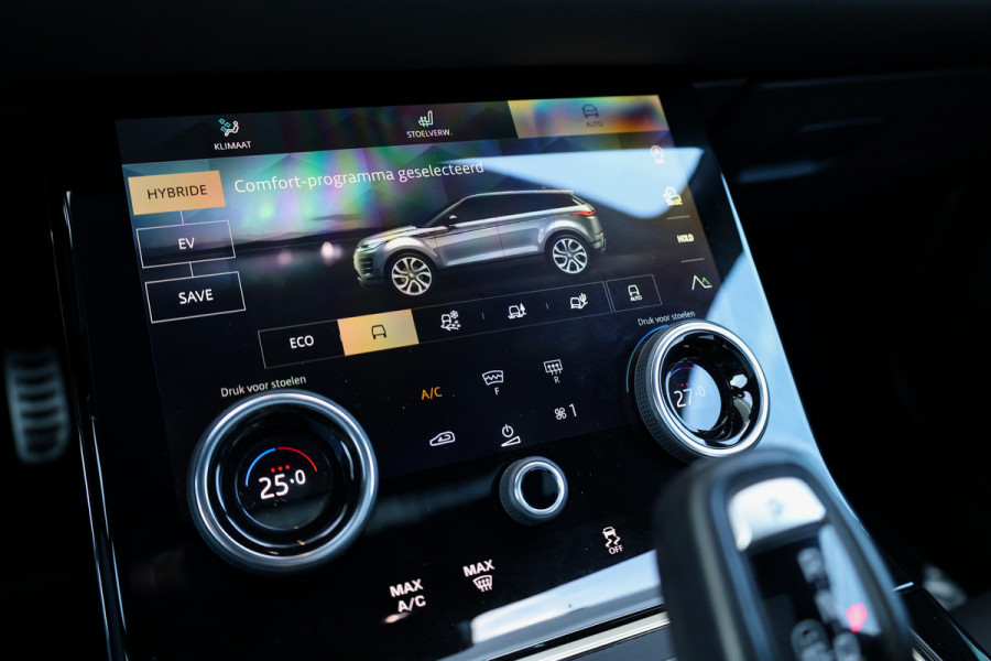Land Rover Range Rover Evoque 1.5 P300e AWD R-Dynamic HSE | BTW | PANO | MEMORY | HUD | STOEL/STUURVERW | LEDER | CARPLAY | DODE HOEK |