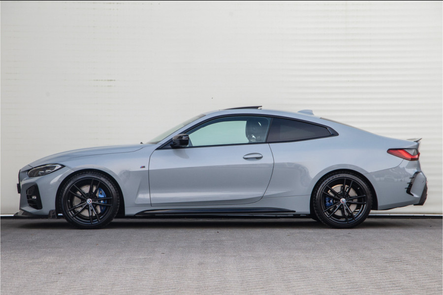 BMW 4 Serie Coupé 420i High Executive M-Sport, Pano, Leder, Brooklyn Grey