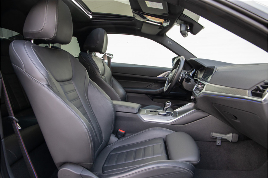 BMW 4 Serie Coupé 420i High Executive M-Sport, Pano, Leder, Brooklyn Grey