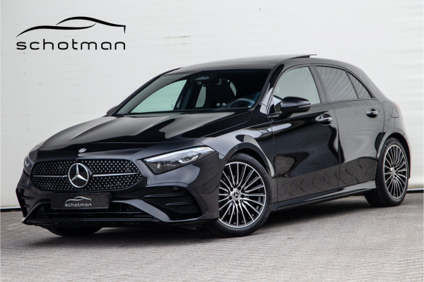 Mercedes-Benz A-Klasse 180 AMG Nightpakket, Pano, Widescreen, Sfeerverlichting 19"