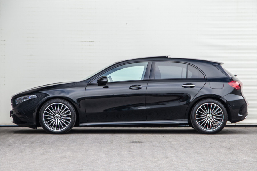 Mercedes-Benz A-Klasse 180 AMG Nightpakket, Pano, Widescreen, Sfeerverlichting 19"