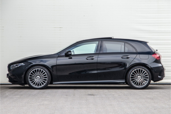 Mercedes-Benz A-Klasse 180 AMG Nightpakket, Pano, Widescreen, Sfeerverlichting 19"
