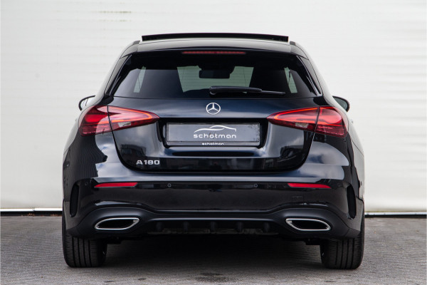 Mercedes-Benz A-Klasse 180 AMG Nightpakket, Pano, Widescreen, Sfeerverlichting 19"