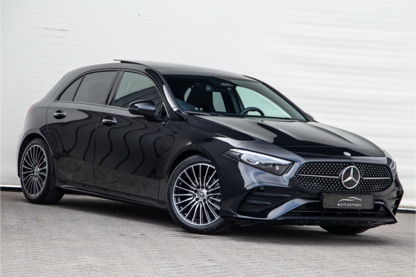 Mercedes-Benz A-Klasse 180 AMG Nightpakket, Pano, Widescreen, Sfeerverlichting 19"