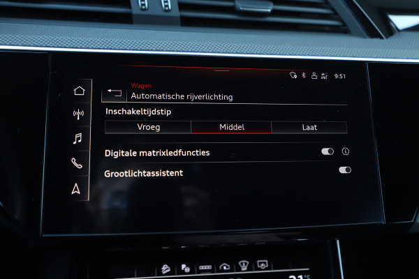 Audi e-tron Sportback S quattro 95 kWh | 503PK | Luchtvering | Head-up | Pano | Keyless-go | Sfeerverlichting | S-Stoelen | B&O | 2021.