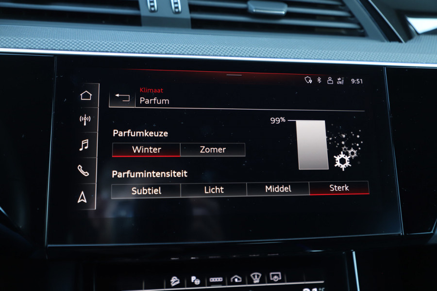 Audi e-tron Sportback S quattro 95 kWh | 503PK | Luchtvering | Head-up | Pano | Keyless-go | Sfeerverlichting | S-Stoelen | B&O | 2021.