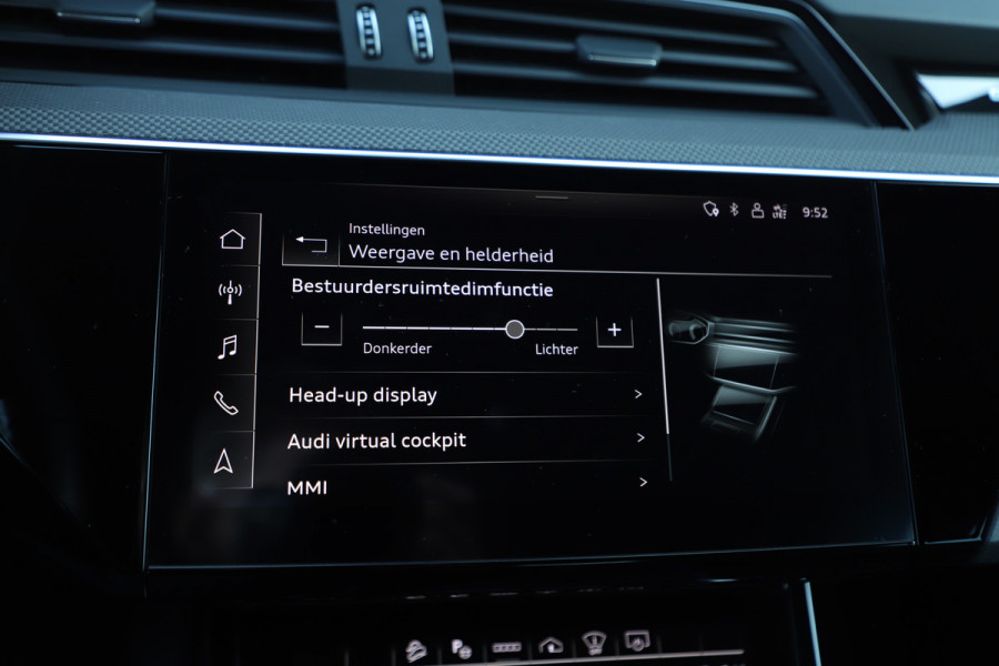 Audi e-tron Sportback S quattro 95 kWh | 503PK | Luchtvering | Head-up | Pano | Keyless-go | Sfeerverlichting | S-Stoelen | B&O | 2021.