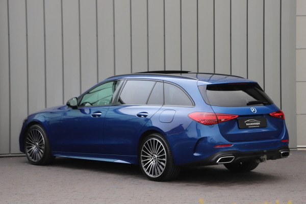 Mercedes-Benz C-Klasse Estate 300e AMG | 313PK | Massage | Head-up | Keyless | Sfeerverlichting | Stoelkoeling | Distronic+ | Leder | 2022.