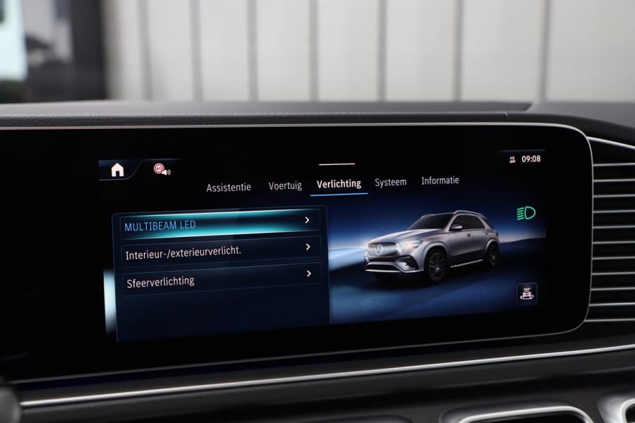 Mercedes-Benz GLE 400e AMG 4-Matic | 381PK | Luchtvering | Head-up | Burmester | Distronic+ | Keyless | Sfeerverlichting | Stoelkoeling | 2025.