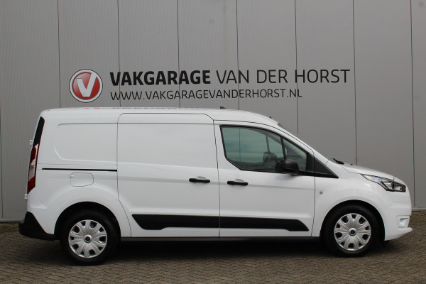 Ford Transit Connect 1.5 EcoBlue L2 Trend 3 Persoons, Airco, laadruimte Lang, schuifdeur re., spiegels verwarmb., telefoonvoorb., pdc achter,